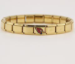 Football Team Logo Italian Charm Bracelet – Custom Gifts for Fans