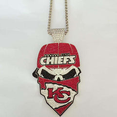 Newest Sports Team Logo Pendant Necklace – Iced Out Hip Hop Jewelry