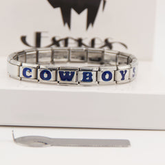 Dallas Cowboys Italian Charm Bracelet – DIY Custom Gift for Fans
