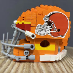 3D Football Team Logo Helmet Construction Building Blocks –  Perfect Christmas & Holiday Gift