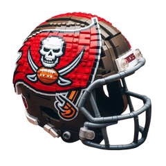 3D Football Team Logo Helmet Construction Building Blocks –  Perfect Christmas & Holiday Gift