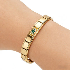 Football Team Logo Italian Charm Bracelet – Custom Gifts for Fans