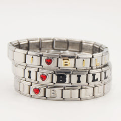 Buffalo Bills Italian Charm Bracelet – Perfect Fan Gift for Birthday, Christmas, Valentine’s Day & Game Day