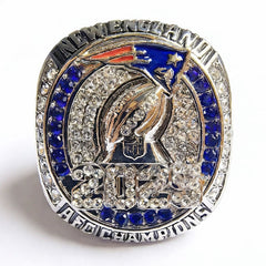 2025 New England Patriots Championship Ring - Limited Collector Edition - Top Detail Close-Up