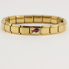 Football Team Logo Italian Charm Bracelet – Custom Gifts for Fans