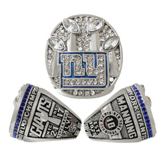 New York Giants Super Bowl Championship Ring & Trophy Set– 1986, 1991, 2008 & 2012