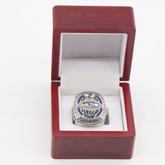 New 2025 Seahawks Championship Ring - Super Bowl 60 Fan Replica Ring - With Display Box