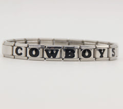 Dallas Cowboys Italian Charm Bracelet – DIY Custom Gift for Fans