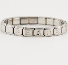 Chicago Bears Italian Charm Bracelet – Perfect Valentine’s Day, Holiday & Any Occasion Gift for Fans