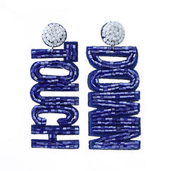 Game Day Beaded Sports Earrings – Handmade Football, Basketball & Soccer Fan Jewelry