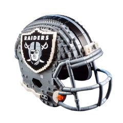 3D Football Team Logo Helmet Construction Building Blocks –  Perfect Christmas & Holiday Gift