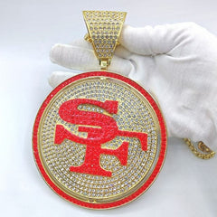 Rotating Sports Team Logo Pendant Necklace –  Perfect Gifts for True Fans