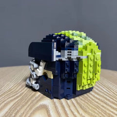 3D Football Team Logo Helmet Construction Building Blocks –  Perfect Christmas & Holiday Gift