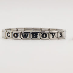 Dallas Cowboys Italian Charm Bracelet – DIY Custom Gift for Fans