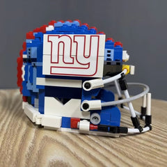 3D Football Team Logo Helmet Construction Building Blocks –  Perfect Christmas & Holiday Gift