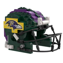 3D Football Team Logo Helmet Construction Building Blocks –  Perfect Christmas & Holiday Gift