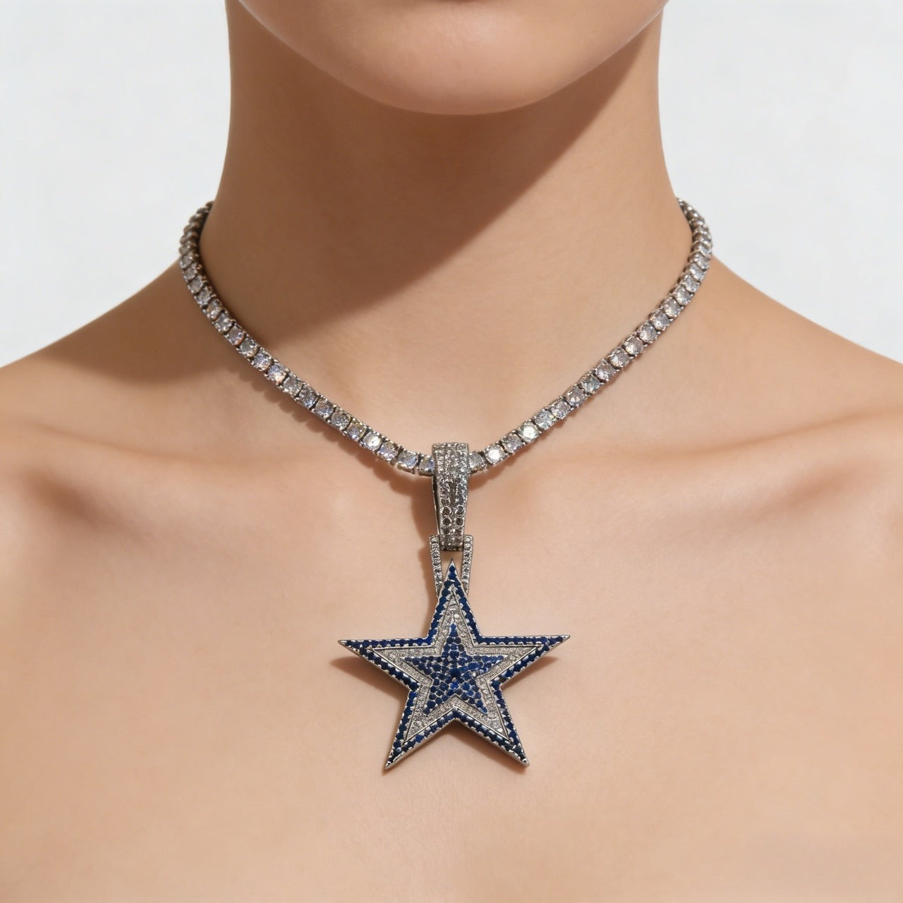 Dallas Cowboys Zircon Star Necklace - Image 16