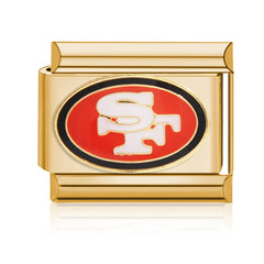 Football Team Logo Italian Charm Bracelet – Custom Gifts for Fans