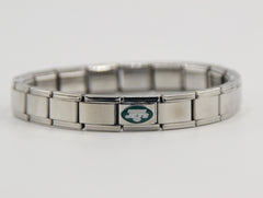 Football Team Logo Italian Charm Bracelet – Custom Gifts for Fans