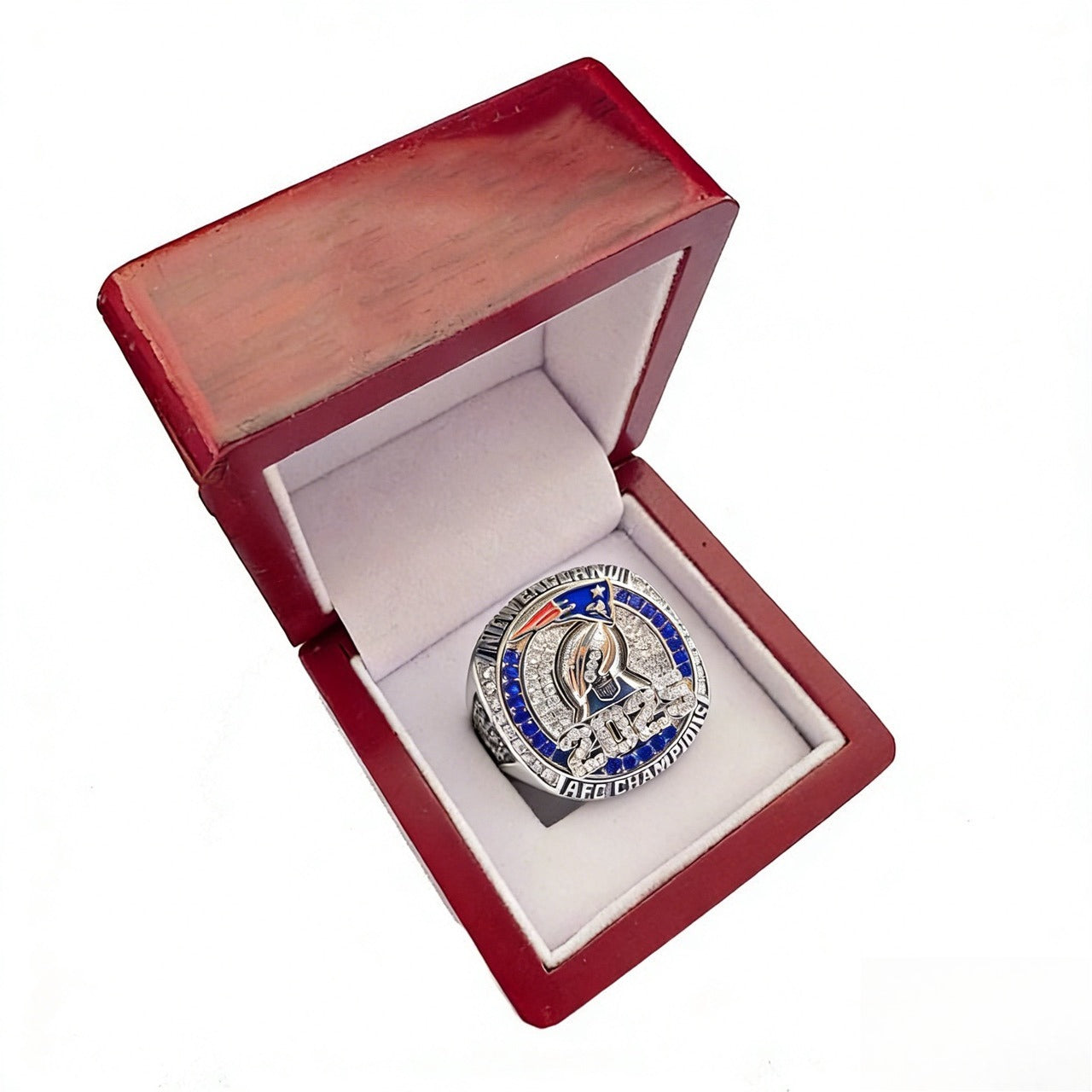 2025 New England Patriots Championship Ring - Limited Collector Edition - Side Profile View
