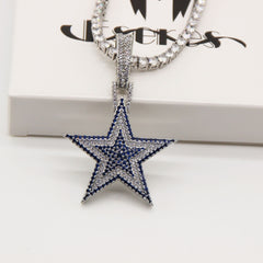 Dallas Cowboys Zircon Star Necklace - Image 14