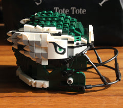 3D Football Team Logo Helmet Construction Building Blocks –  Perfect Christmas & Holiday Gift