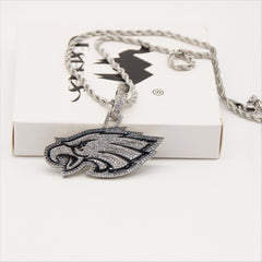 Philadelphia Eagles Zircon Pendant Necklace – Perfect Fan Gift for Game Day & Holidays