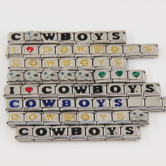 Dallas Cowboys Italian Charm Bracelet – DIY Custom Gift for Fans