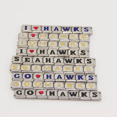 Seattle Seahawks Italian Charm Bracelet – Personalized Fan Gift for  for Birthdays, Holidays & Game Day