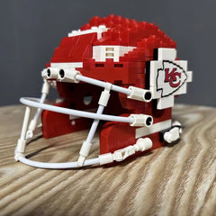3D Football Team Logo Helmet Construction Building Blocks –  Perfect Christmas & Holiday Gift