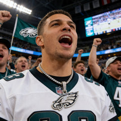 Philadelphia Eagles Zircon Pendant Necklace – Perfect Fan Gift for Game Day & Holidays