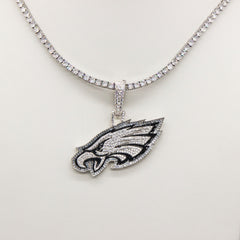 Philadelphia Eagles Zircon Pendant Necklace – Perfect Fan Gift for Game Day & Holidays