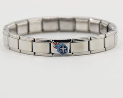 Football Team Logo Italian Charm Bracelet – Custom Gifts for Fans