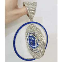 Rotating Sports Team Logo Pendant Necklace –  Perfect Gifts for True Fans