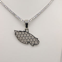 Philadelphia Eagles Zircon Pendant Necklace – Perfect Fan Gift for Game Day & Holidays