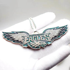 Latest Philadelphia Eagles Pendant Necklace – Sparkling Spread-Wing Design