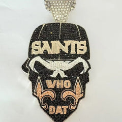Newest Sports Team Logo Pendant Necklace – Iced Out Hip Hop Jewelry