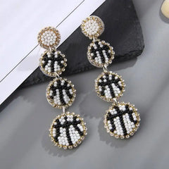 Game Day Beaded Sports Earrings – Handmade Football, Basketball & Soccer Fan Jewelry