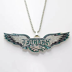 Latest Philadelphia Eagles Pendant Necklace – Sparkling Spread-Wing Design
