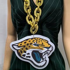 Oversize Sports Fan Chain Team Logo Pendant Necklace – Perfect Gift for Fans Game Day Decoration