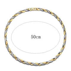 Two-Tone Rope Chain 20 inches
