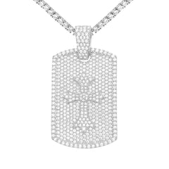 Luxury Iced Out Moissanite/Zircon Cross Pendant
