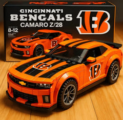 Football Team Camaro Z/28 Building Block-Creative Display Gifts for Fans