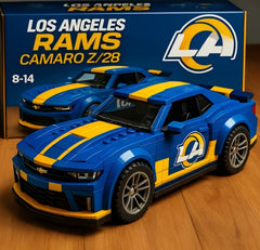 Football Team Camaro Z/28 Building Block-Creative Display Gifts for Fans