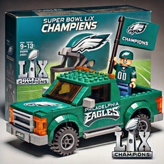 Philadelphia Eagles Building Blocks  – Perfect Christmas, New Year & Holiday Present
