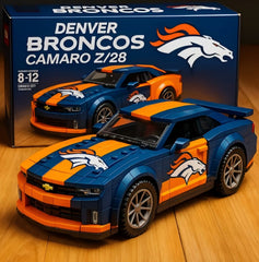 Football Team Camaro Z/28 Building Block-Creative Display Gifts for Fans