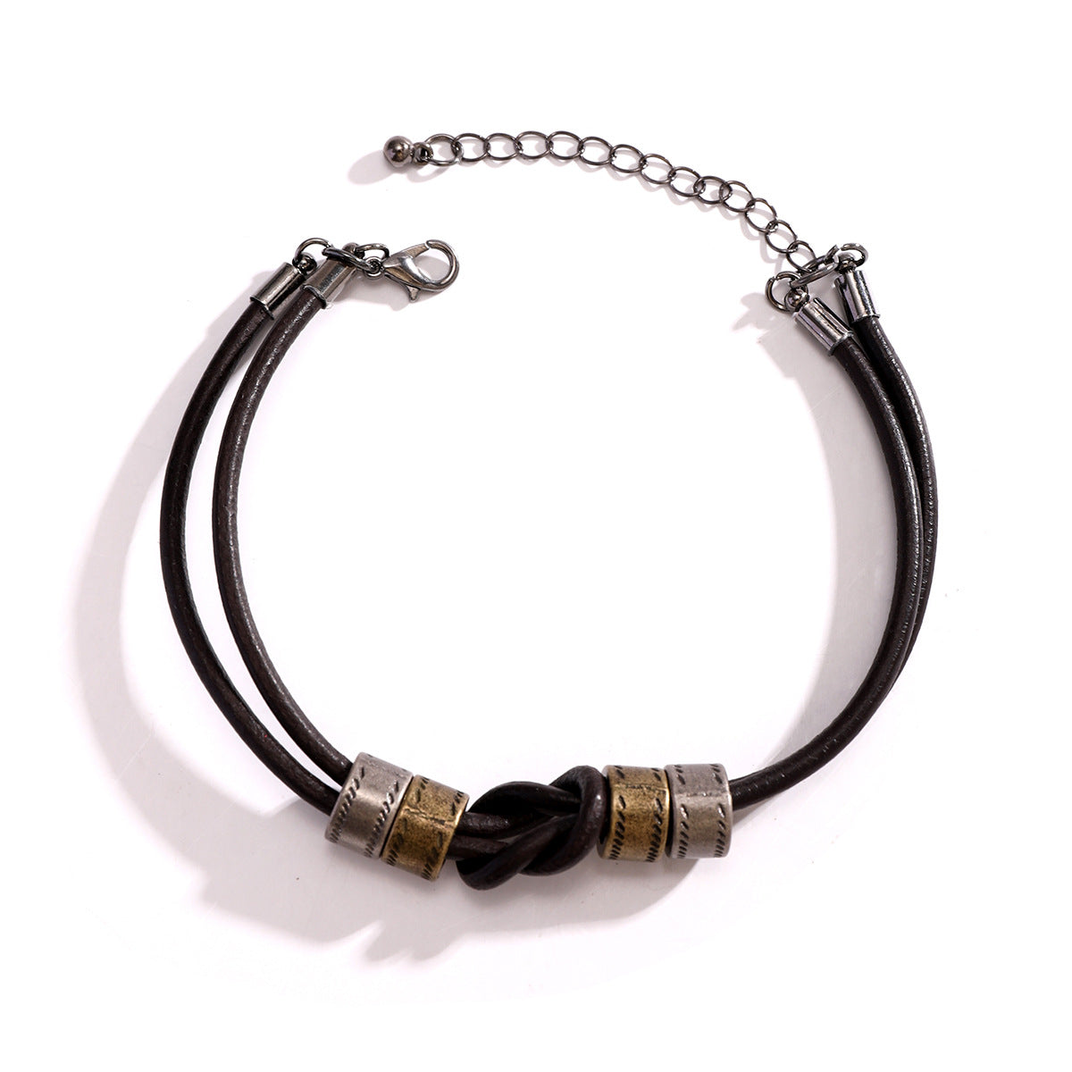 Men’s Hip Hop Leather Bracelet