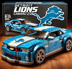 Football Team Camaro Z/28 Building Block-Creative Display Gifts for Fans