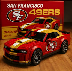 Football Team Camaro Z/28 Building Block-Creative Display Gifts for Fans