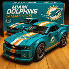 Football Team Camaro Z/28 Building Block-Creative Display Gifts for Fans